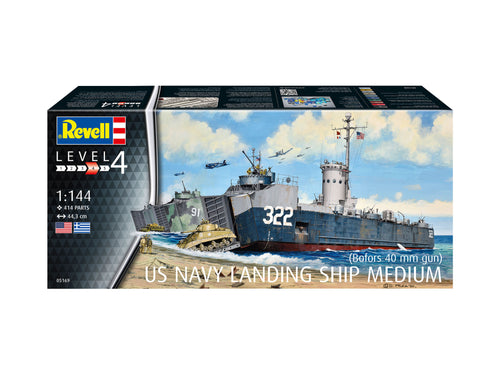 1/144 US Navy Landing Ship Medium - Hobby Sense