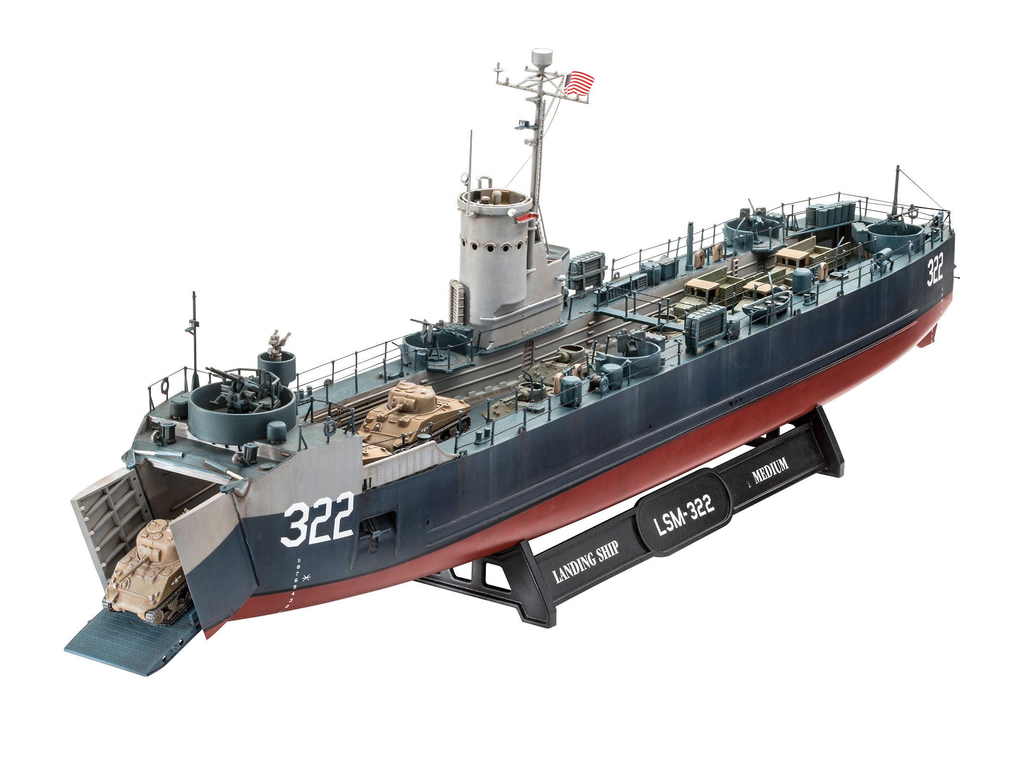 1/144 US Navy Landing Ship Medium - Hobby Sense