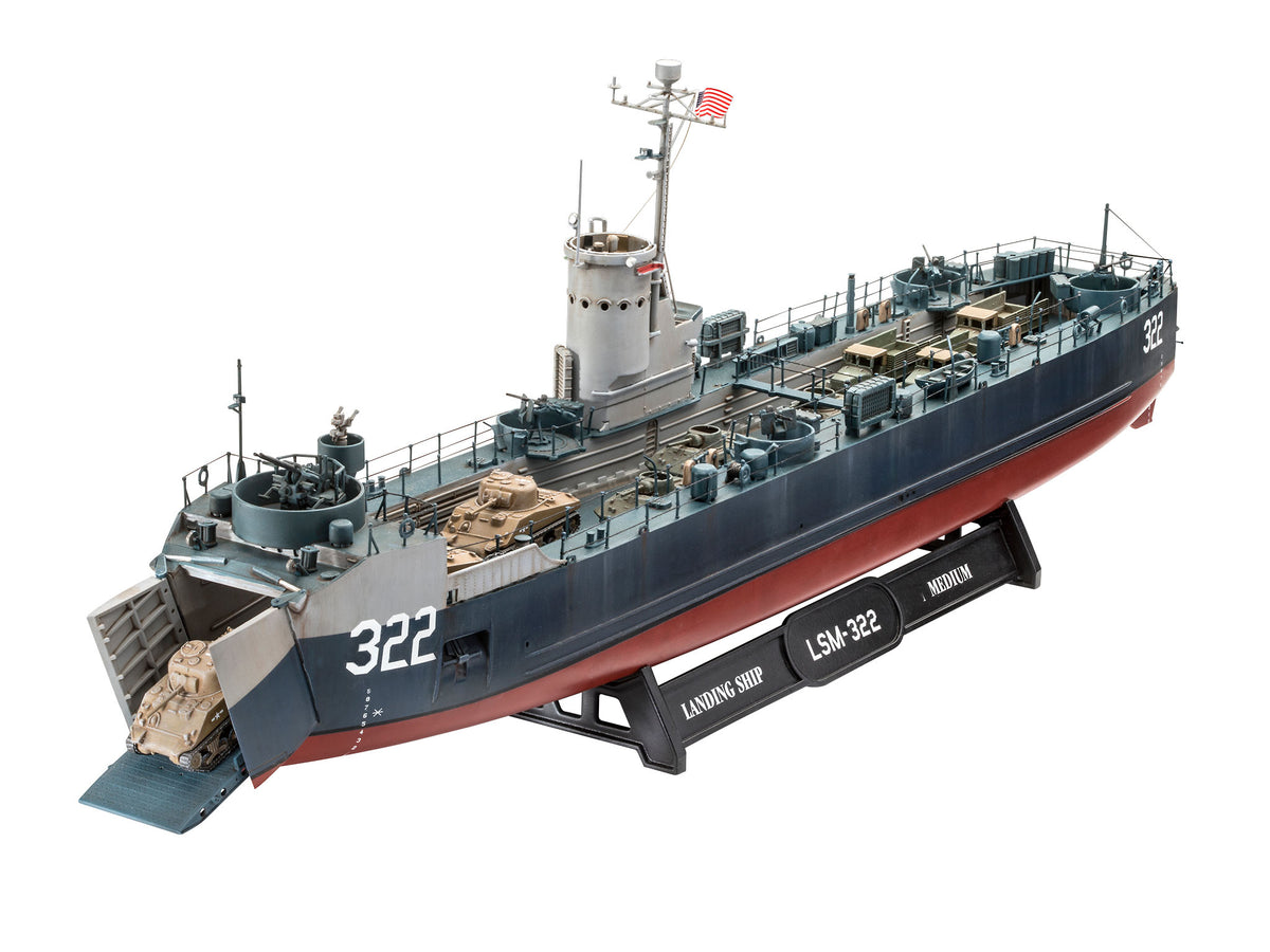 1/144 US Navy Landing Ship Medium - Hobby Sense