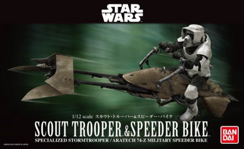 1/12 SCOUT TROOPER & SPEEDER BIKE, Star Wars - Hobby Sense