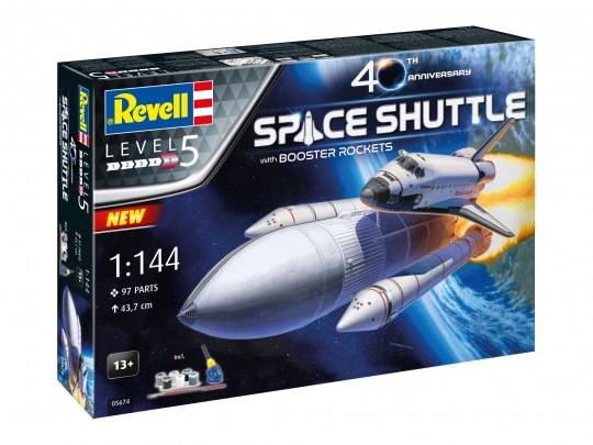 1/144 Space Shuttle & Booster Rockets, 40th Anniv. - Hobby Sense