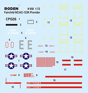 1/72 Fairchild NС/AC-123K Provider - Hobby Sense