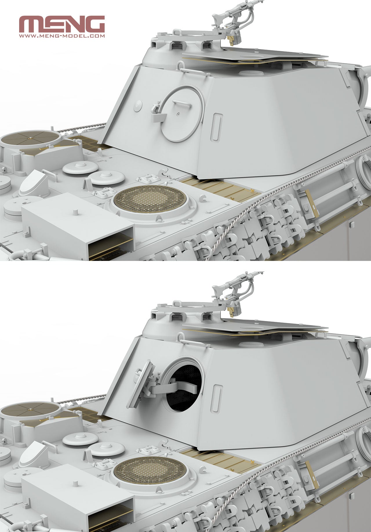 1/35 German Medium Tank Sd.Kfz.171 Panther Ausf.G Early/Ausf.G with Air Defense Armor - Hobby Sense