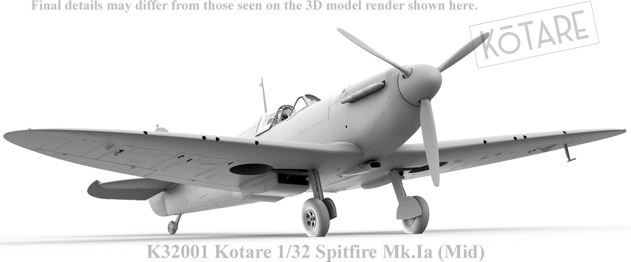 1/32 Spitfire Mk.Ia (Mid) - Hobby Sense