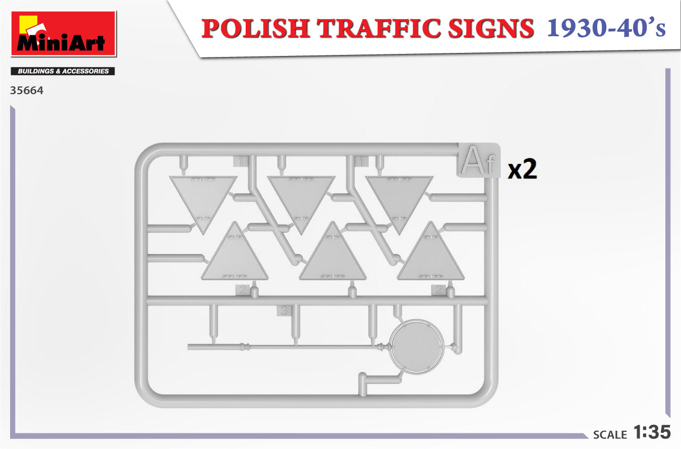 1/35 Polish Traffic Signs 1930-40s - Hobby Sense