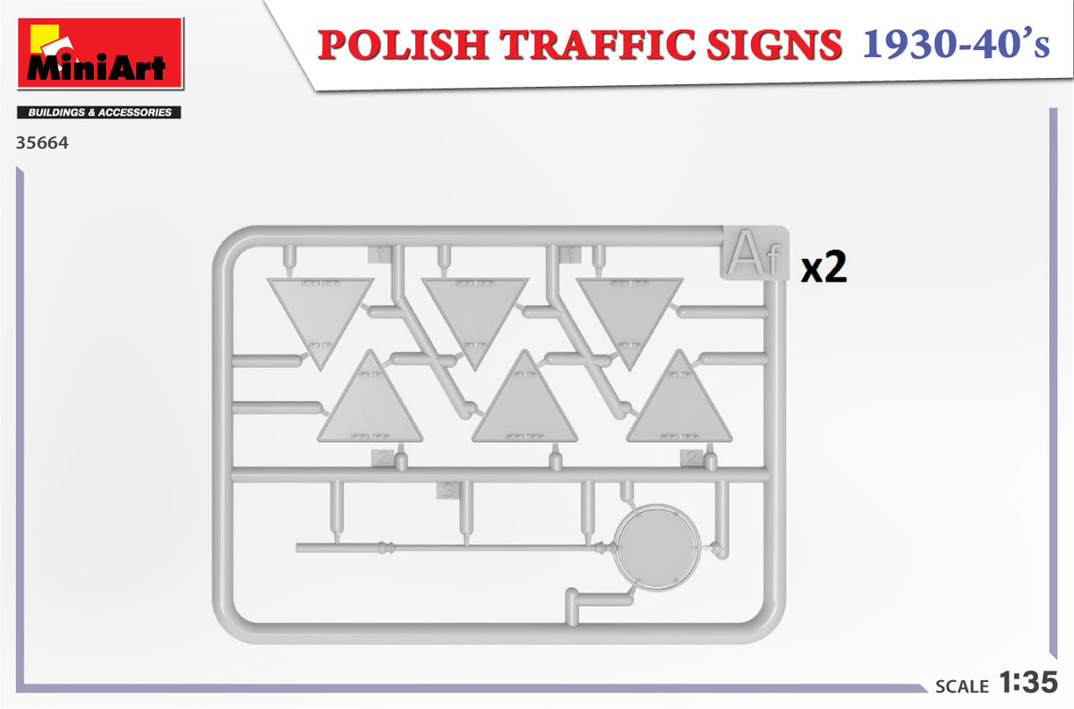 1/35 Polish Traffic Signs 1930-40s - Hobby Sense