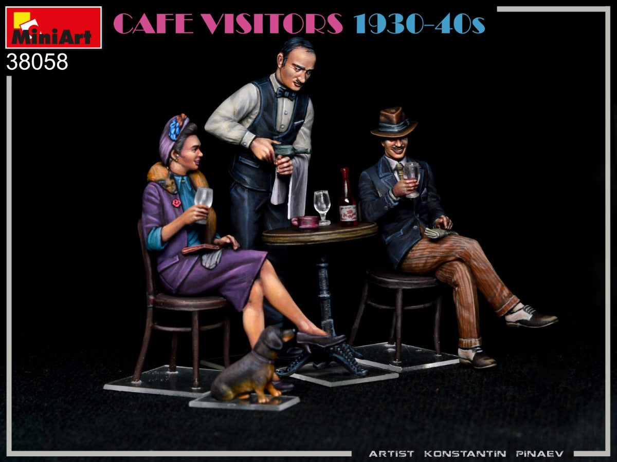 1/35 Cafe Visitors 1930-40s - Hobby Sense