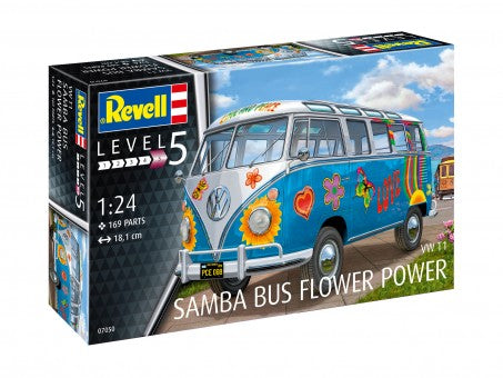 1/24 VW T1 Samba Bus Flower Power - Hobby Sense
