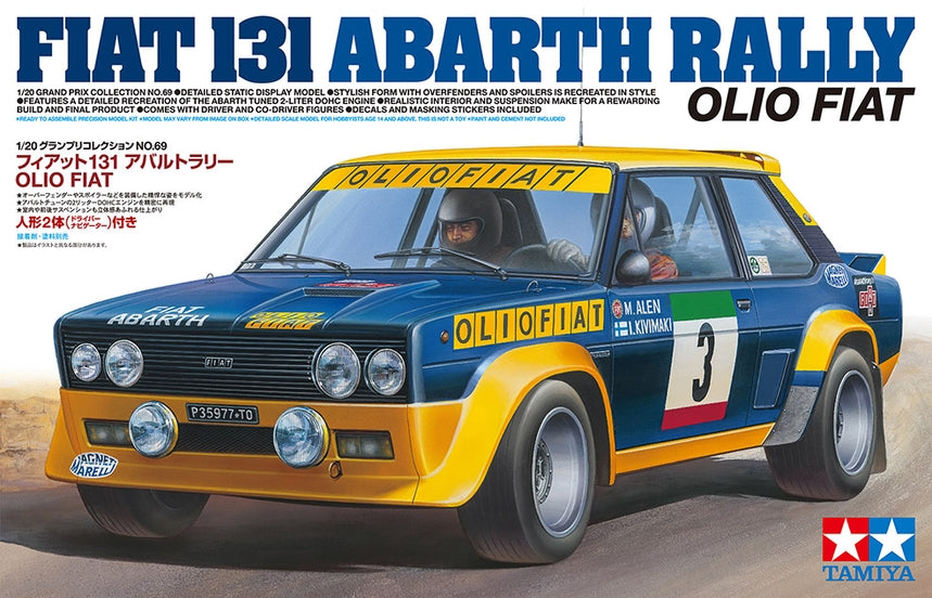 1/20 Fiat 131 Abarth Rally Olio Fiat - Hobby Sense