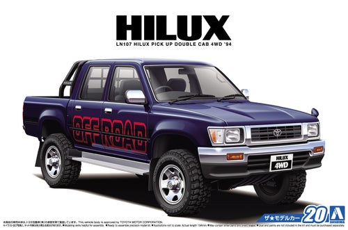 1/24 Toyota Hilux Pick Up Double Cab 4Wd '94 - Hobby Sense