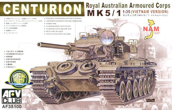 1/35 Centurion Mk V/I RAAC Tank Vietnam - Hobby Sense