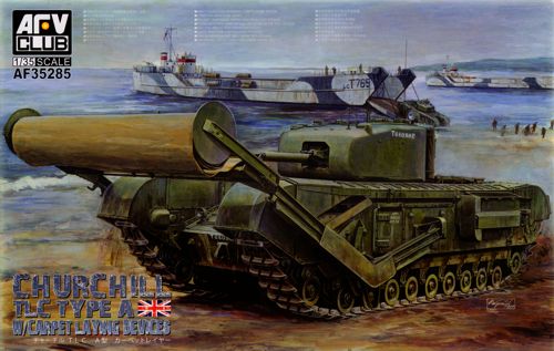 1/35 Churchull TLC Type A w/Carpet Laying Devices - Hobby Sense