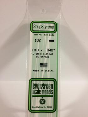 Selection of Evergreen Polystyrene - Hobby Sense