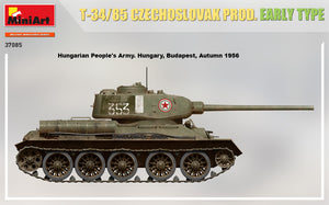 1/35 T34-85 Czechoslovak Prod. Early Type Tank - Hobby Sense