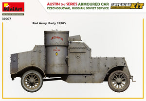 1/35 Austin Armoured Car 3rd Series, Czechoslovak-Russian-Soviet Service, Interior Kit - Hobby Sense