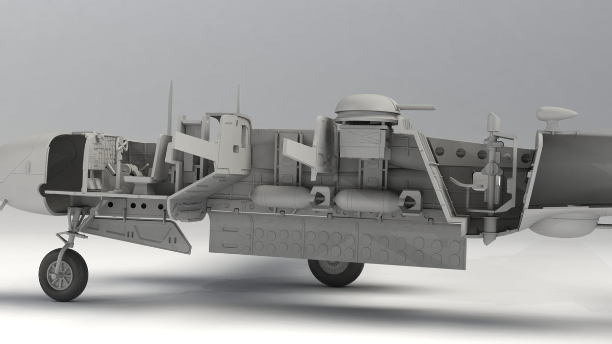 1/48 A-26B Invader Pacific War Theater, WWII American Bomber - Hobby Sense