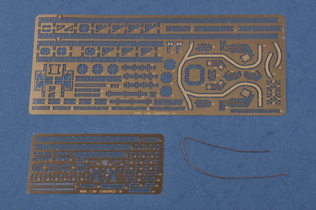 1/350 French Navy Pre-Dreadnought Battleship Condorcet - Hobby Sense