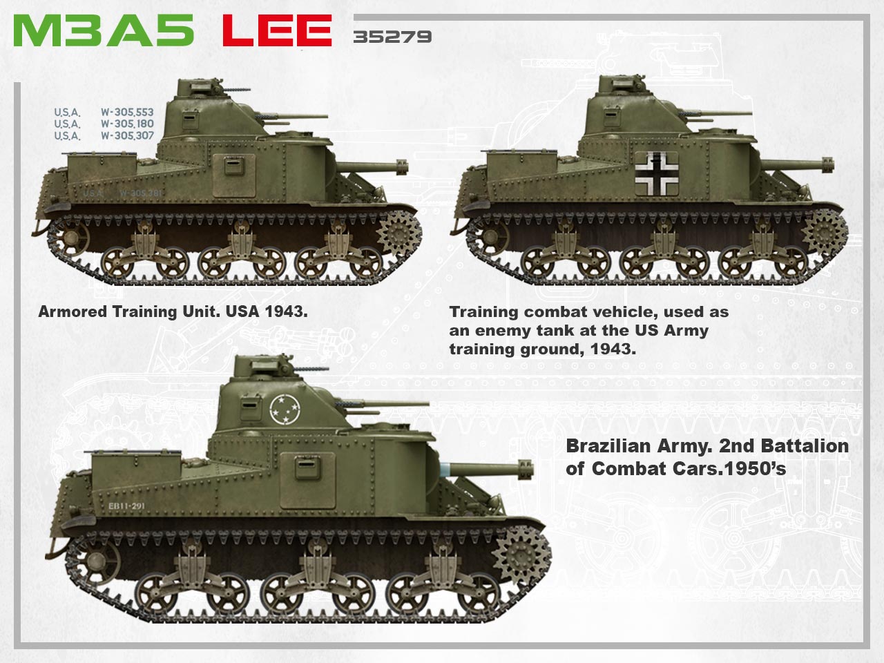 1/35 M3A5 Lee - Hobby Sense