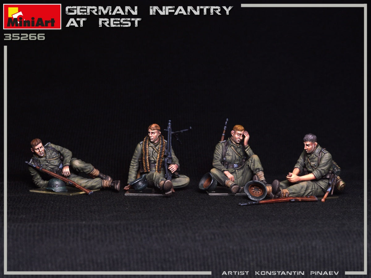 1/35 German Infantry at Rest - Hobby Sense