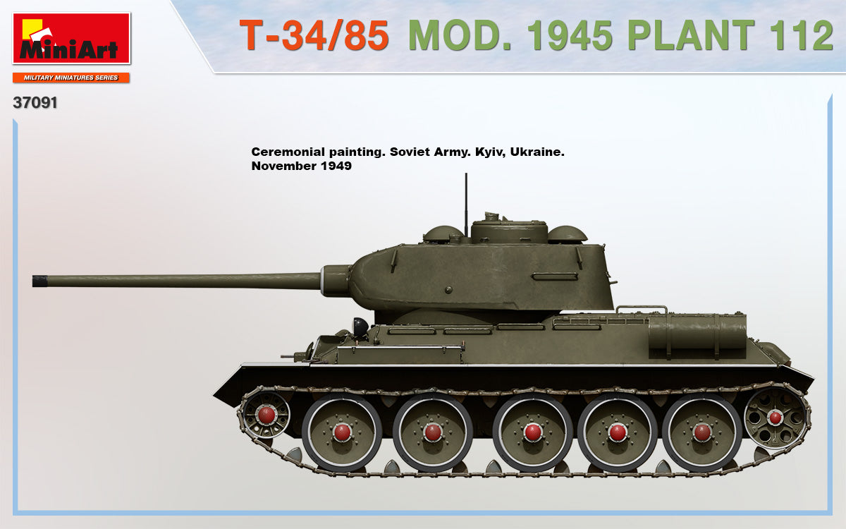 1/35 T34/85 Mod. 1945 Plant 112 - Hobby Sense