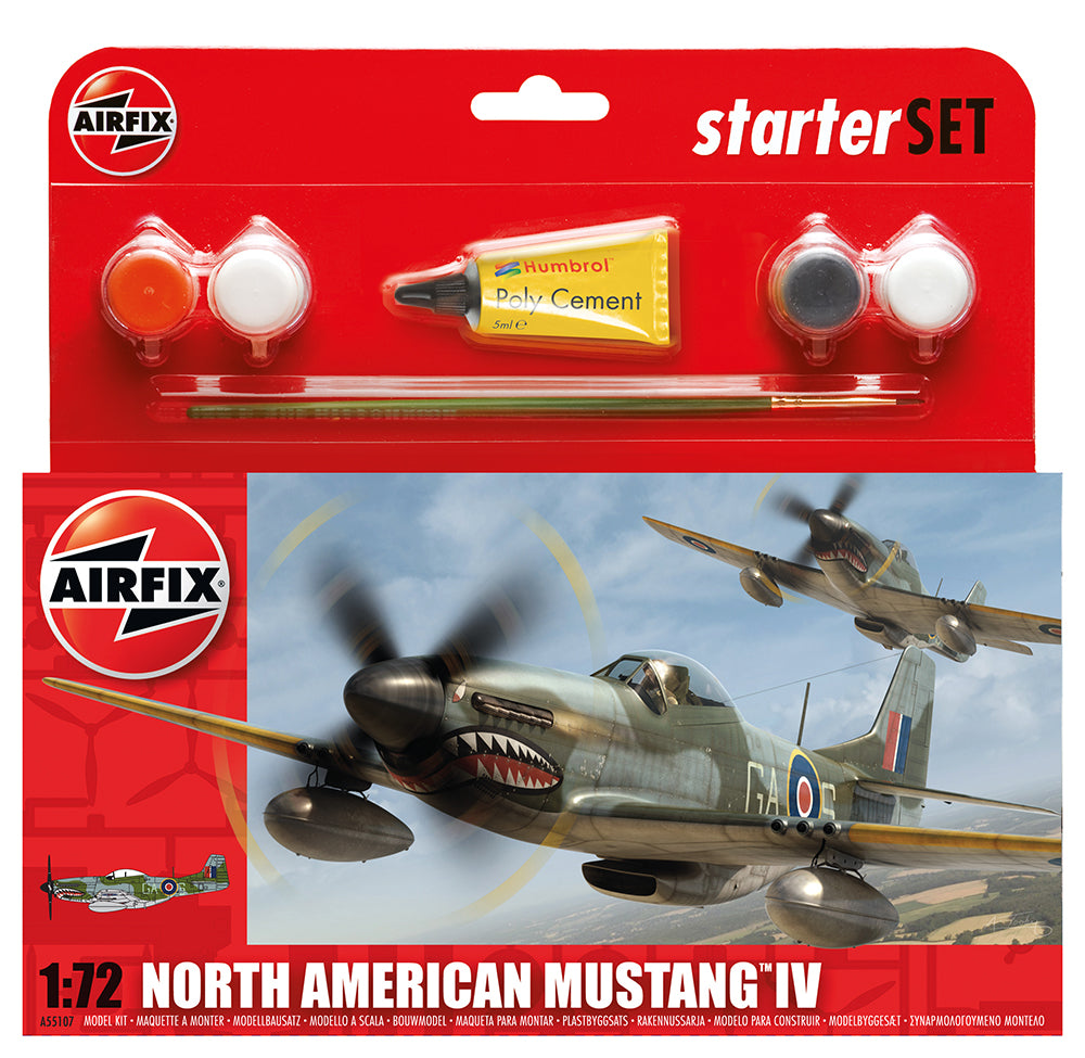 1/72 North American Mustang IV Gift Set - Hobby Sense