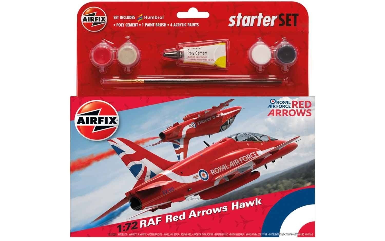 1/72 RAF Red Arrows Hawk Starter Set - Hobby Sense