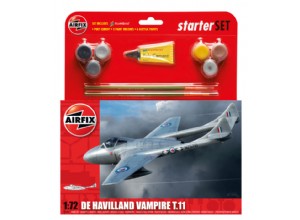 1/72 De Havilland Vampire T.11 Starter Set - Hobby Sense