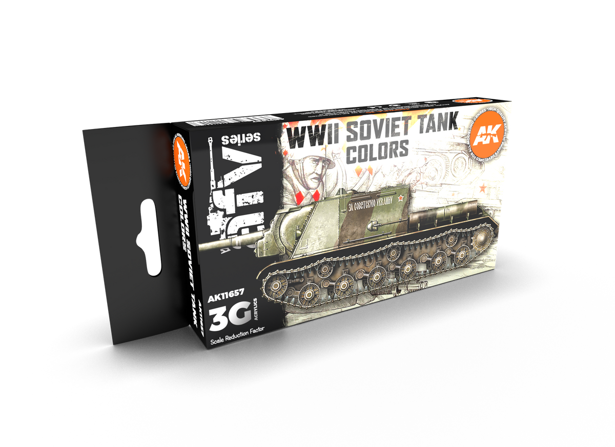 AK Interactive 3G Paint Sets - AFV Series - Hobby Sense