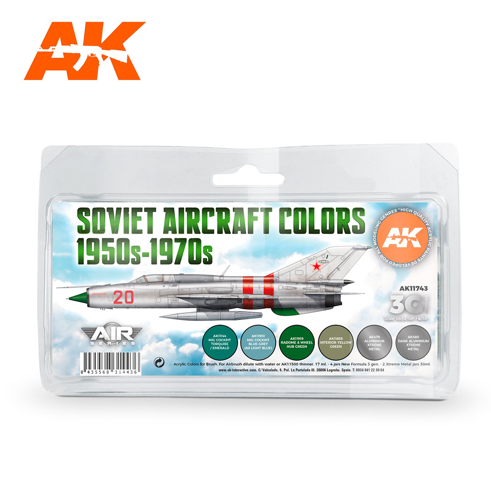 AK Interactive Paint Sets, Air Series - Hobby Sense
