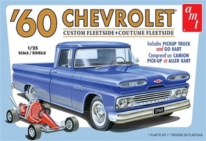 1/25 1960 Chevy Custom Fleetside Pickup w/Go Kart - Hobby Sense