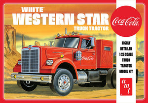 1/25 White Western Star Truck Tractor Coca Cola - Hobby Sense