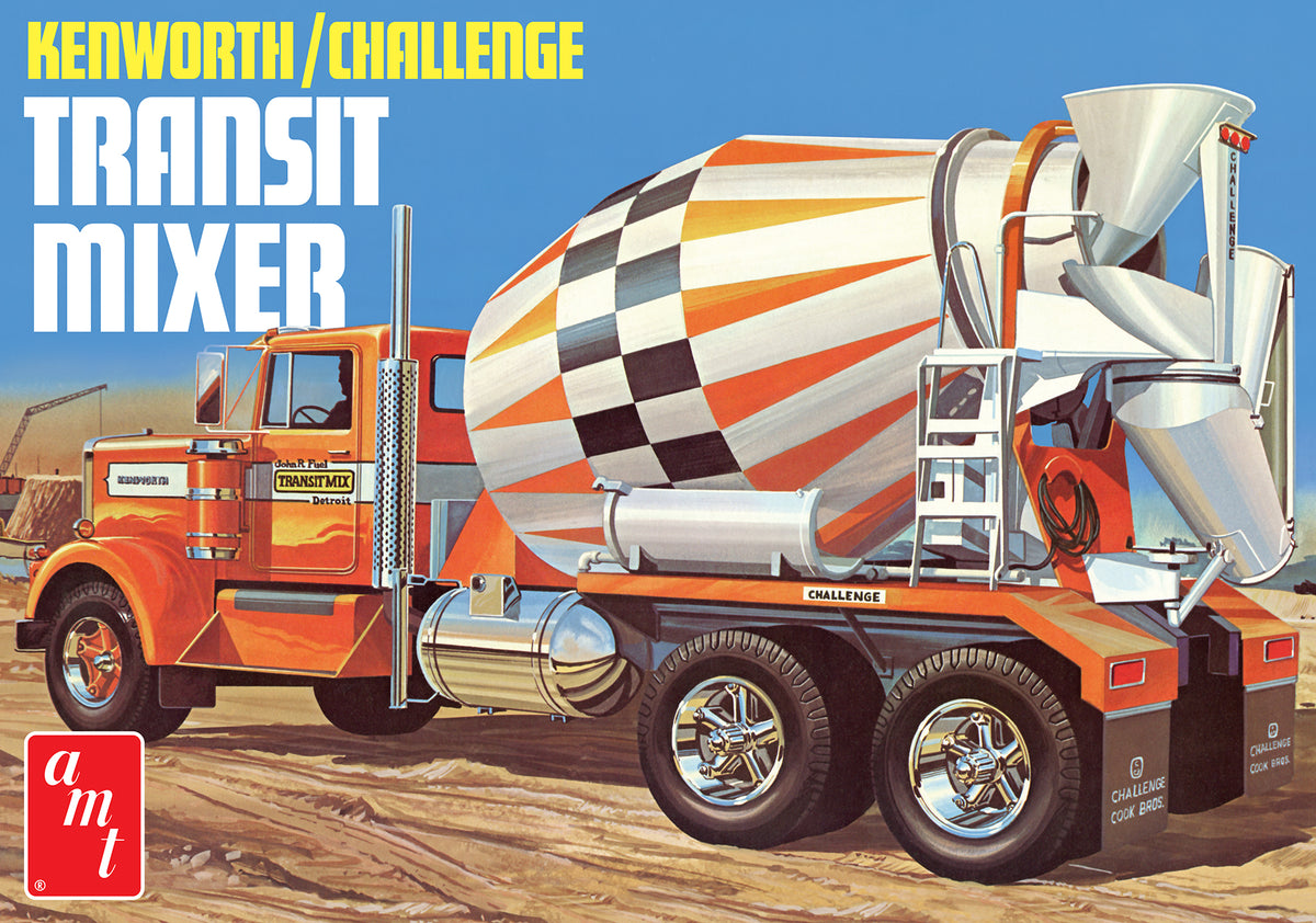 1/25 Kenworth Challenge Transit Cement Mixer - Hobby Sense