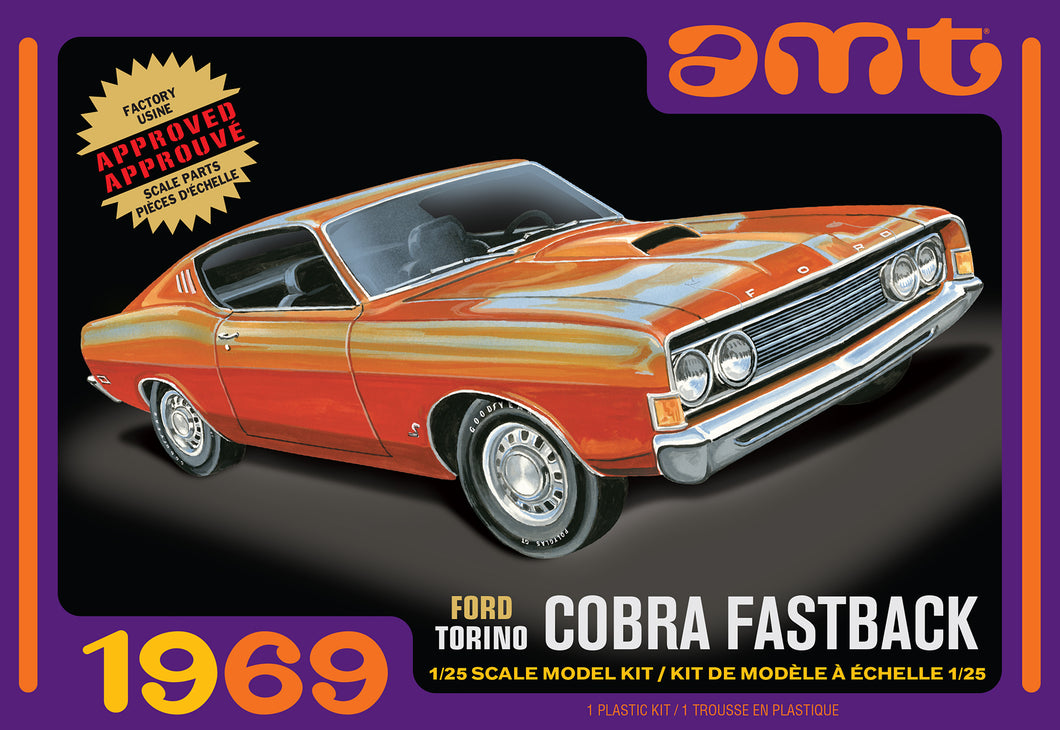 1/25 1969 Ford Torino Cobra Fastback - Hobby Sense