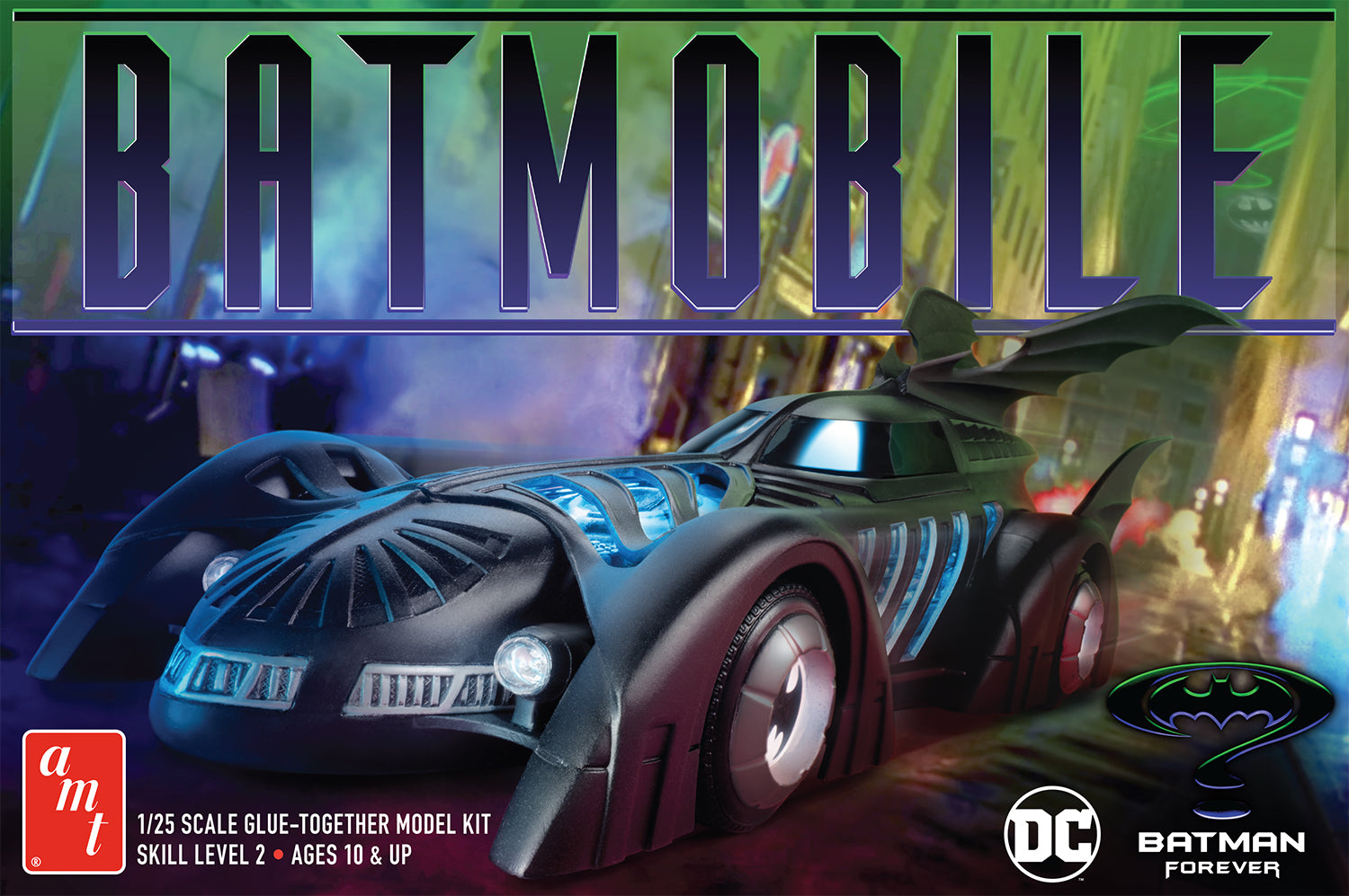 BATMAN BATMOBILE 1/25 スケール AMT Batman Forever Batmobile 1:25 Scale Model Kit, Cars