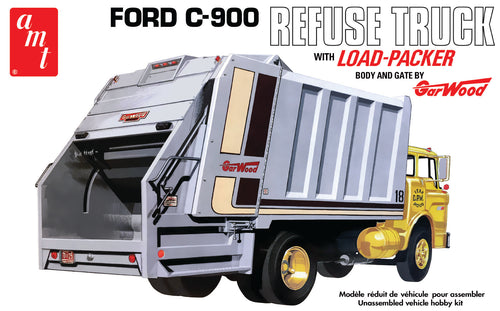 1/25 Ford C900 Refuse (Garbage) Truck w/Load Packer - Hobby Sense