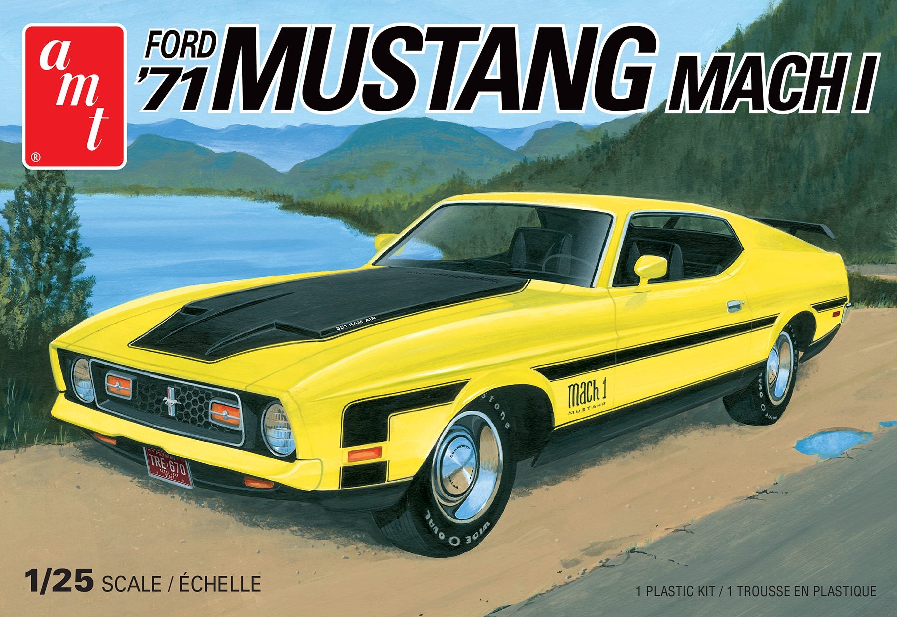 FORD MUSTANG MACH1 351 RAM AIR 1/18 - ミニカー