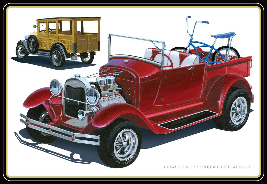 1/25 1929 Ford Woody Vehicle (4 in 1) - Hobby Sense