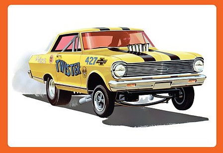 1/25 1965 Chevy II Nova AWB Twister Funny Car - Hobby Sense