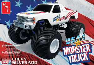 1/32 USA1 Chevy Silverado Monster Truck (Snap) - Hobby Sense