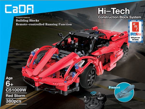 Radio Control Red Storm Car, Brick Kits - Hobby Sense