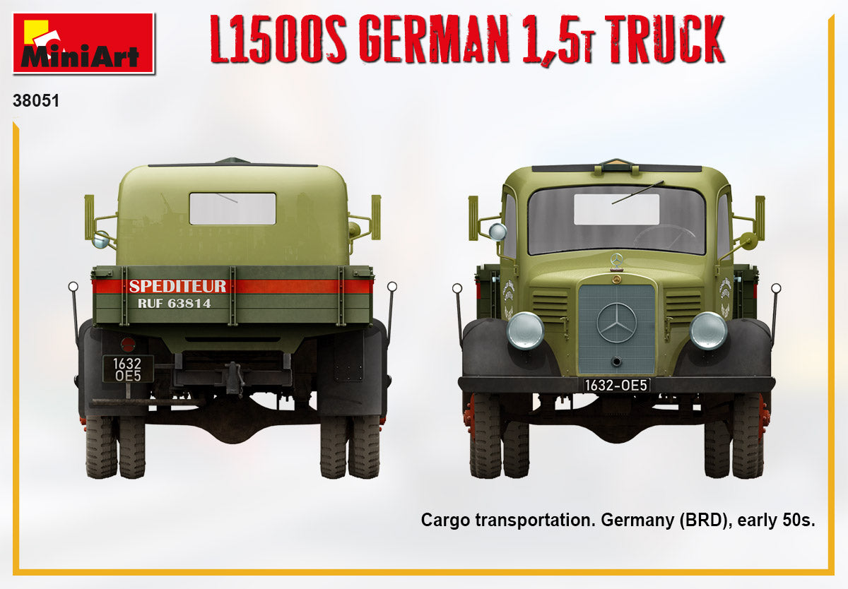 1/35 L1500S German 1.5t Truck - Hobby Sense