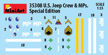 1/35 US Jeep Crew & MPs. Special Edition - Hobby Sense