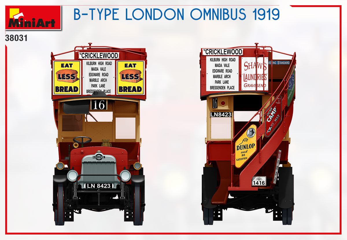 1/35 B-Type London Omnibus 1919 - Hobby Sense