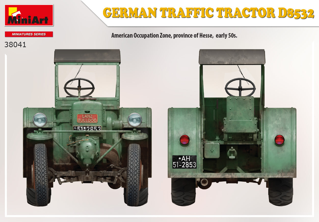 1/35 German Traffic Tractor D8532 - Hobby Sense