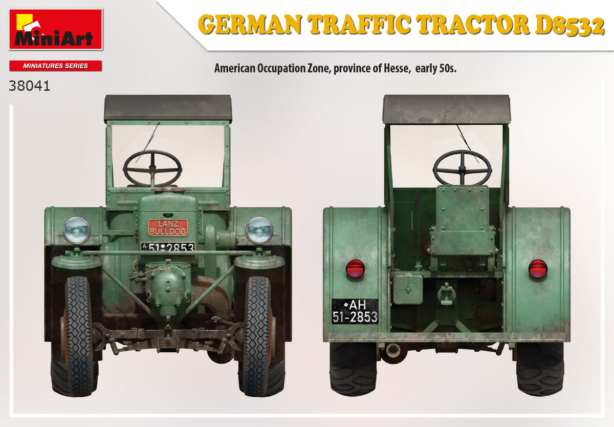 1/35 German Traffic Tractor D8532 - Hobby Sense
