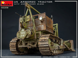 1/35 U.S. Armored Tractor w/ Angle Dozer Blade - Hobby Sense