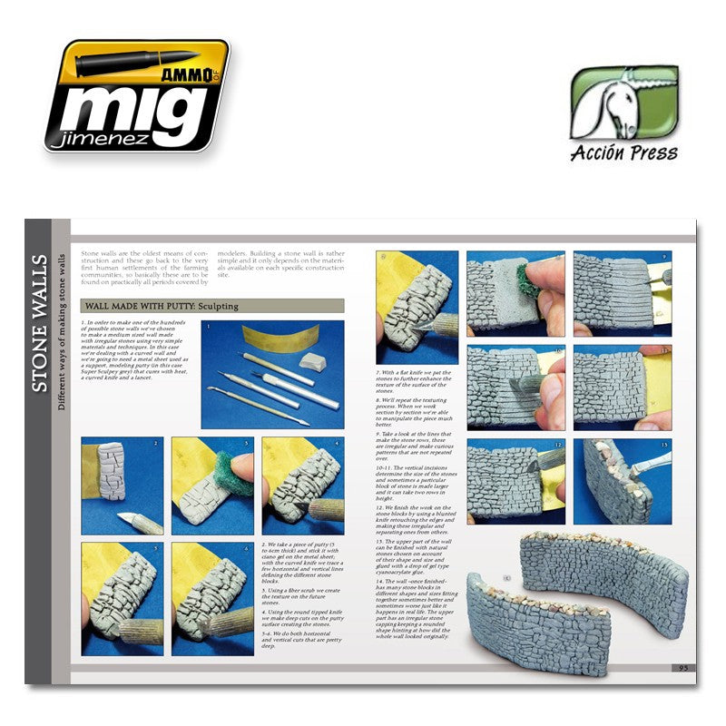 Ammo Mig Landscapes of War Dioramas Vol. 3 Rural Enviroments - The Greatest Guide - Hobby Sense