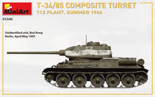 1/35 T34 85 Composite Turret 112 Plant, Summer 1944 - Hobby Sense