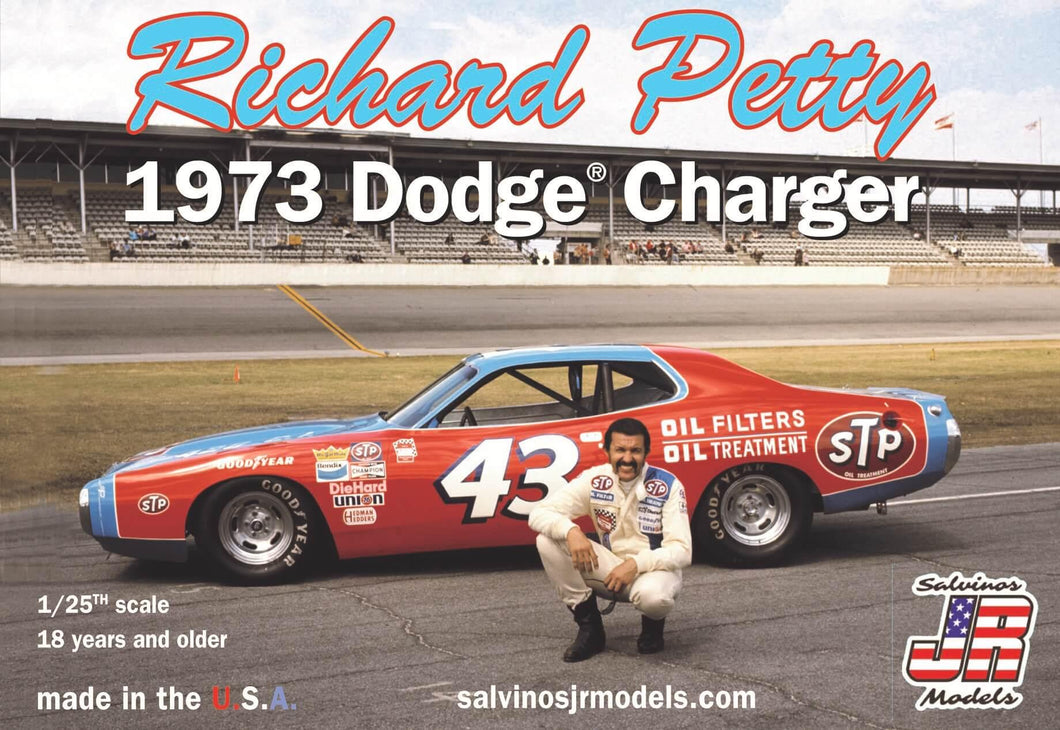 1/25 Richard Petty 1973 Dodge Charger - Hobby Sense