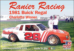 1/24 Rainer Racing 1981 Buick Regal Chatlotte Winner - Hobby Sense